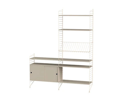 Reol, Living room K fra String - Beige - beige - Jacobsen Plus