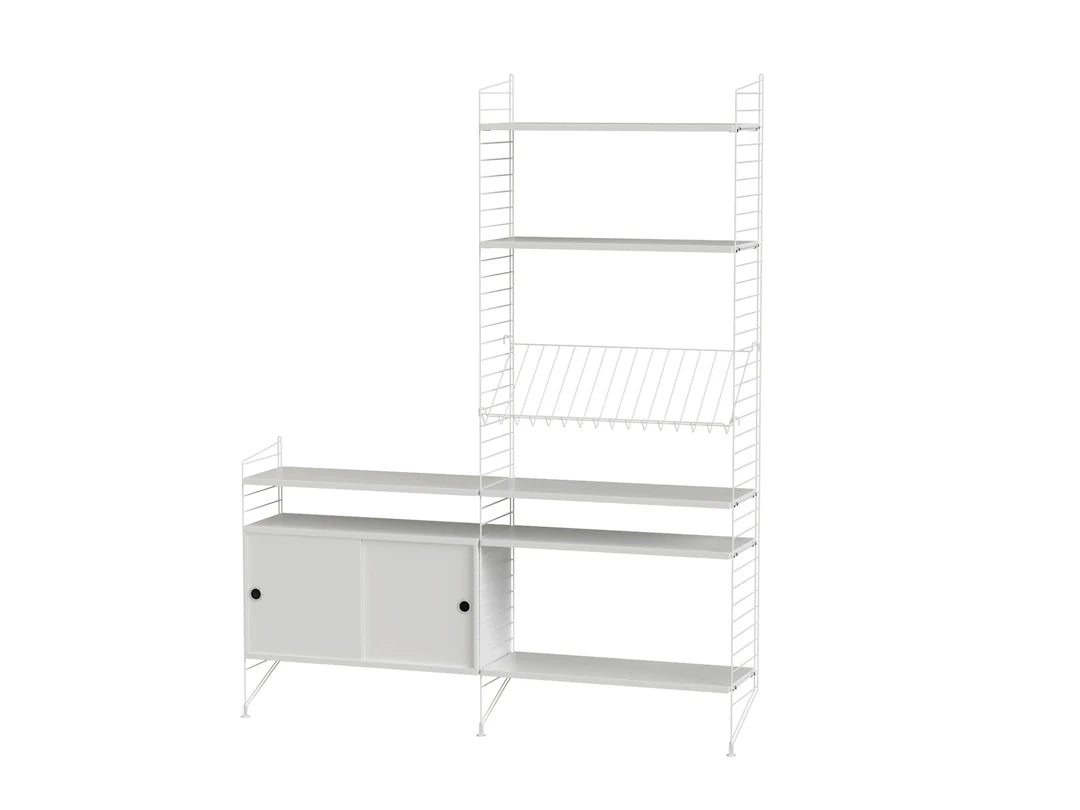 Reol, Living room K fra String - Hvid - hvid - Jacobsen Plus