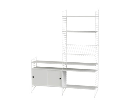 Reol, Living room K fra String - Hvid - hvid - Jacobsen Plus