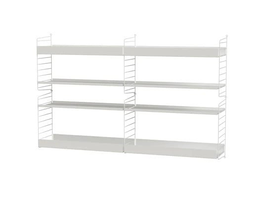 Reol, Living room L fra String - Hvid - hvid - Jacobsen Plus