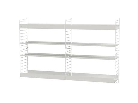 Reol, Living room L fra String - Hvid - hvid - Jacobsen Plus