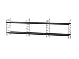 Reol, Living room O fra String - Sort - sort ask - Jacobsen Plus