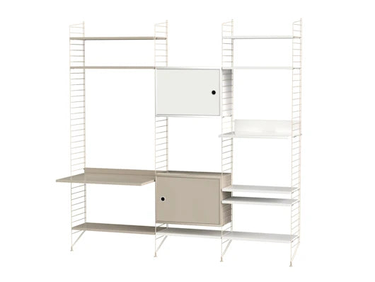 Regal, Living Room P fra String - Beige - Beige - Jacobsen Plus