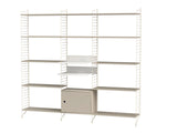 Reol, Living room Q fra String - Beige - beige - Jacobsen Plus