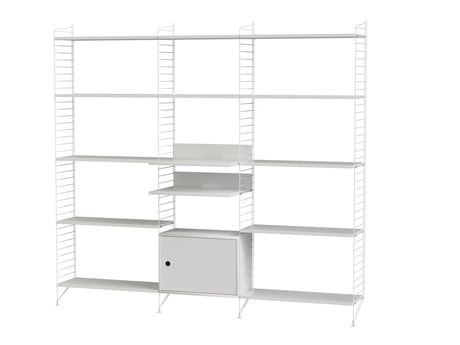 Reol, Living room Q fra String - Hvid - hvid - Jacobsen Plus
