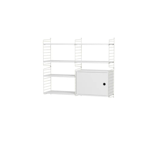 Reol, Living room R fra String - Hvid - beige - Jacobsen Plus
