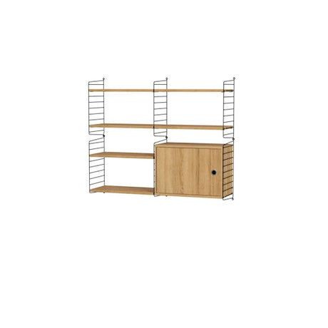 Reol, Living room R fra String - Sort - eg - Jacobsen Plus