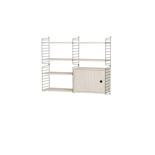 Reol, Living room R fra String - Brun - ask - Jacobsen Plus