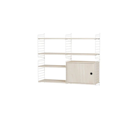 Reol, Living room R fra String - Hvid - ask - Jacobsen Plus