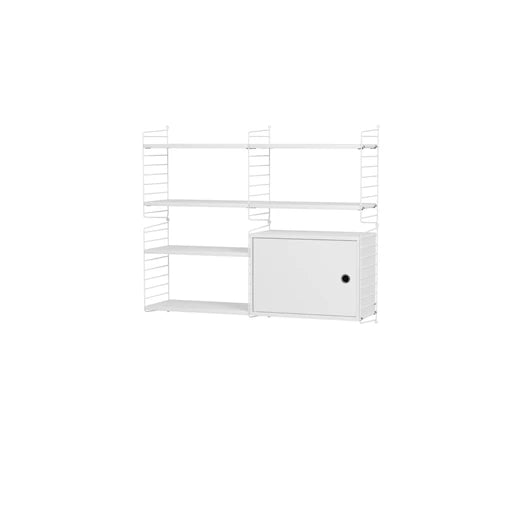 Reol, Living room R fra String - Hvid - hvid - Jacobsen Plus