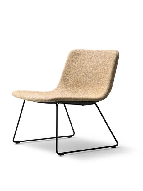 Pato Lounge-Sessel von Fredericia Furniture - Gestell aus Chrom / Stofgruppe 0 - Jacobsen Plus
