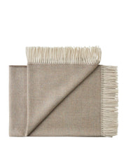La Paz Plaid, walnut brown fra Silkeborg Uldspinderi