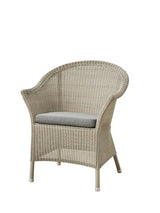 Lansing Havestol fra Cane-line - Taupe / Grey - Cane-line Natte sædehynde - Jacobsen Plus