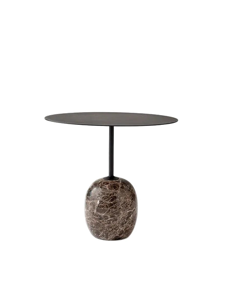 Lato bord LN9 fra &Tradition - Warm black & Emparador marble - Jacobsen Plus
