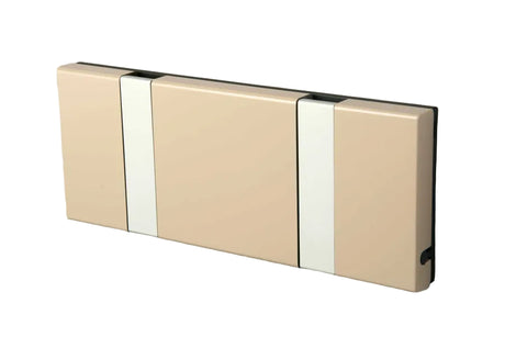 KNAX Garderobenleiste mit zwei Haken von LoCa - Latte / Graue Haken - Jacobsen Plus