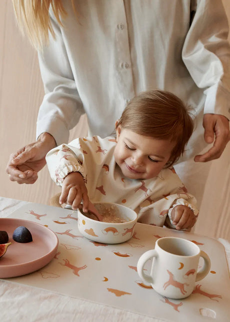 Vivi Printed Tableware Set, dream/ecru fra Liewood - 2 - Jacobsen Plus