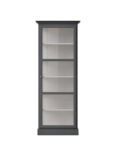 Vitrinenschrank Classic V1, anthrazit von Lindebjerg Design - 1 - Jacobsen Plus