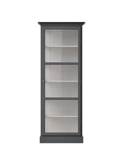 Vitrinenschrank Classic V1, anthrazit von Lindebjerg Design