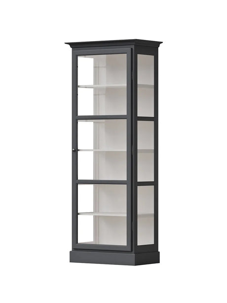 Vitrinenschrank Classic V1, anthrazit von Lindebjerg Design - 3 - Jacobsen Plus