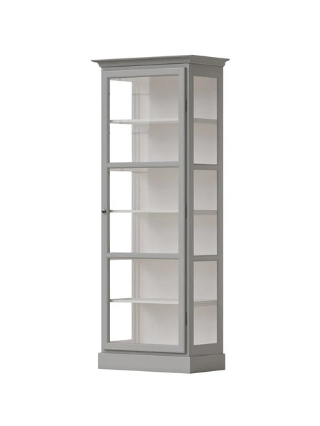 Vitrinenschrank Classic V1, hellgrau von Lindebjerg Design - 3 - Jacobsen Plus
