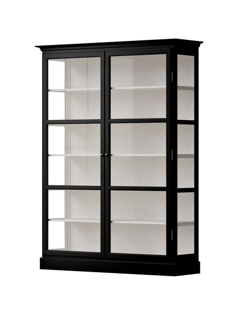 Vitrinenschrank Classic V2, Schwarz von Lindebjerg Design - 3 - Jacobsen Plus