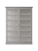 Vitrinenschrank Classic V2, lichtgrau von Lindebjerg Design