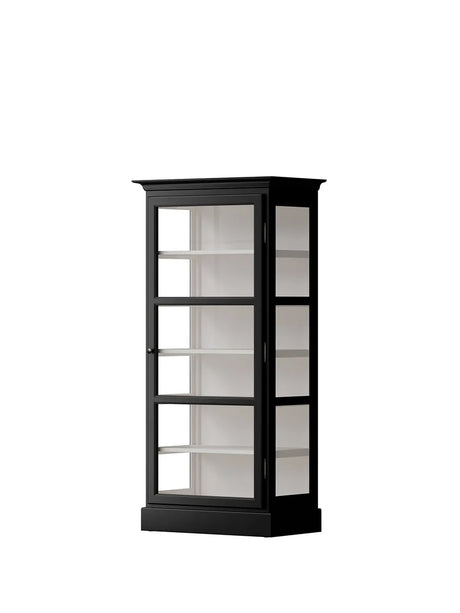 Vitrinenschrank Classic V3, Schwarz von Lindebjerg Design - 3 - Jacobsen Plus