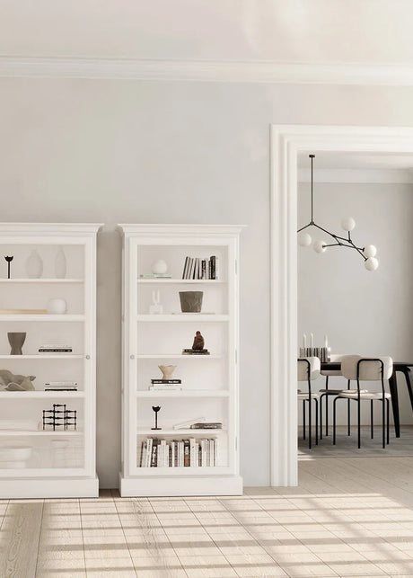 Vitrinenschrank Classic V3, Weiß von Lindebjerg Design - 2 - Jacobsen Plus