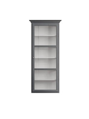 Wandhängender Vitrinenschrank Classic V4, anthrazit von Lindebjerg Design