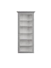 Wandhängender Vitrinenschrank Classic V4, hellgrau von Lindebjerg Design