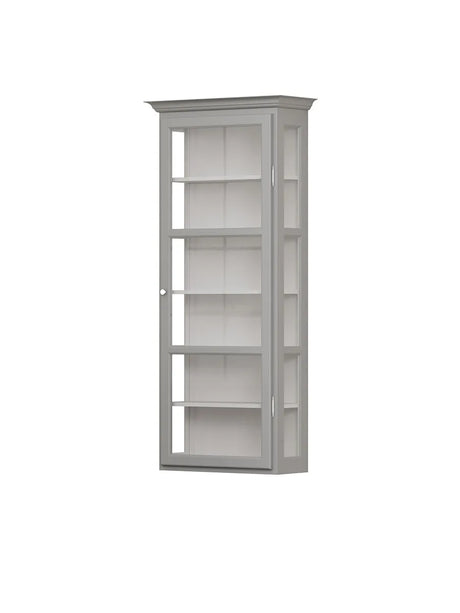 Wandhängender Vitrinenschrank Classic V4, hellgrau von Lindebjerg Design - 3 - Jacobsen Plus