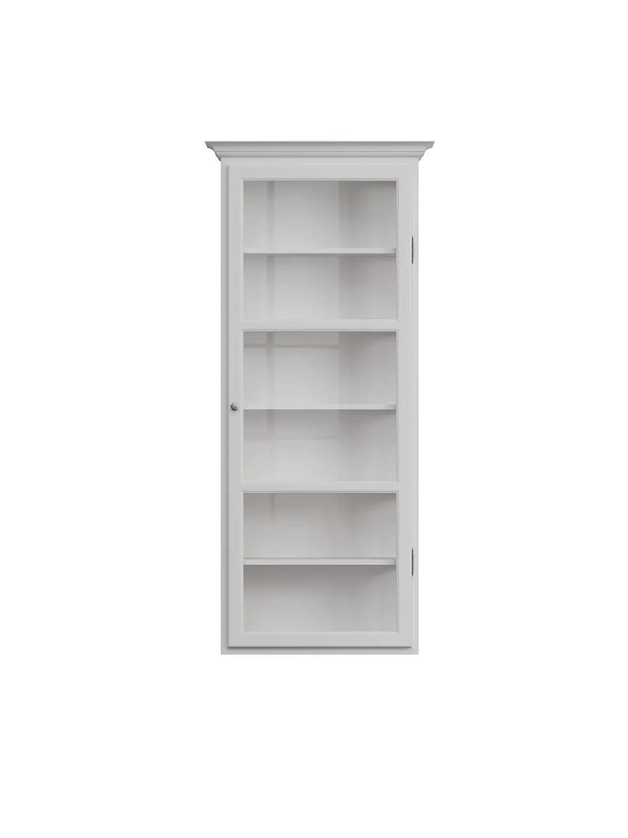 Wandmontierter Vitrinenschrank Classic V4, Weiß von Lindebjerg Design - 1 - Jacobsen Plus