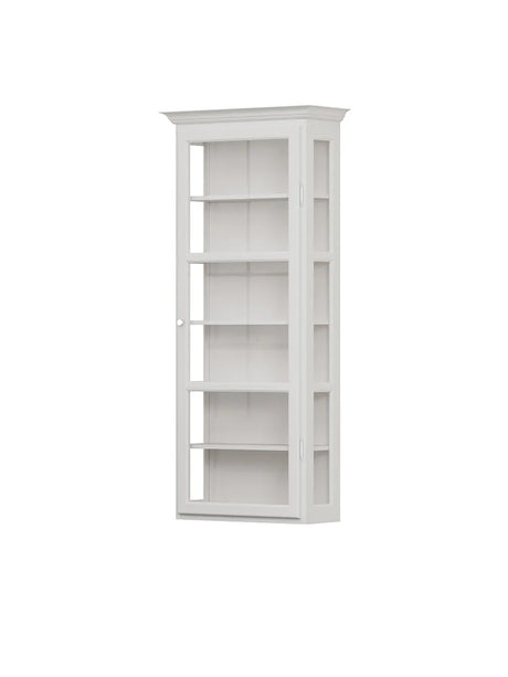 Wandmontierter Vitrinenschrank Classic V4, Weiß von Lindebjerg Design - 3 - Jacobsen Plus