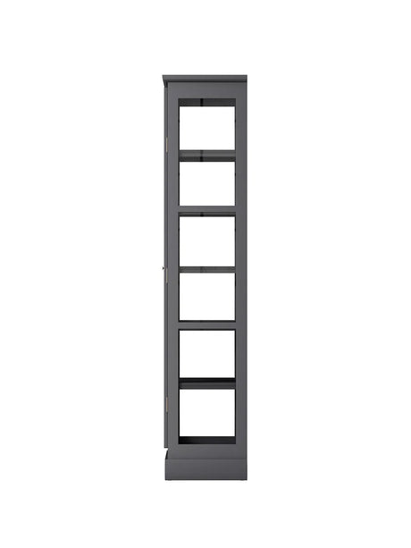 Vitrinenschrank N1, anthrazit von Lindebjerg Design - 4 - Jacobsen Plus