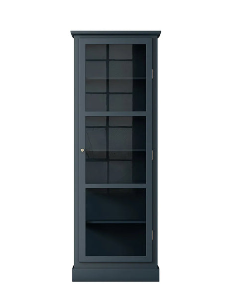 Vitrinenschrank N1, dark blue von Lindebjerg Design - 1 - Jacobsen Plus