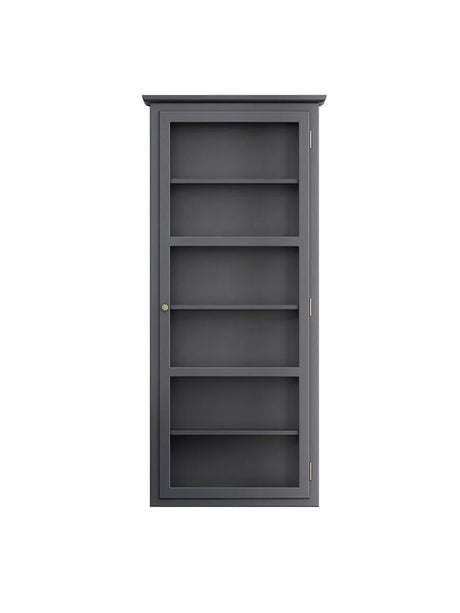 Wandhängender Vitrinenschrank N4, Anthrazit von Lindebjerg Design - 1 - Jacobsen Plus