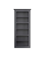 Wandhängender Vitrinenschrank N4, Anthrazit von Lindebjerg Design