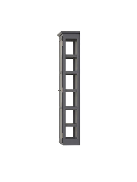 Wandhängender Vitrinenschrank N4, Anthrazit von Lindebjerg Design - 4 - Jacobsen Plus
