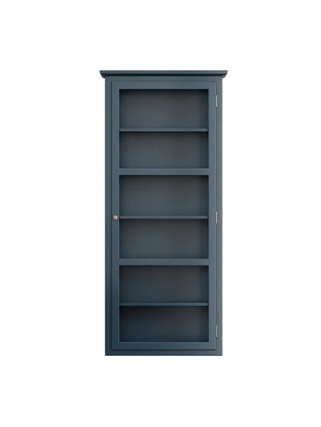 Wandmontierter Vitrinenschrank N4, dark blue von Lindebjerg Design - 1 - Jacobsen Plus