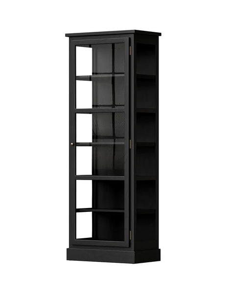 Vitrinenschrank N1, dark oak fra Lindebjerg Design - 2 - Jacobsen Plus