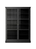 Vitrineskab N2, dark oak fra Lindebjerg Design