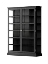 Vitrineskab N2, dark oak fra Lindebjerg Design - 3 - Jacobsen Plus