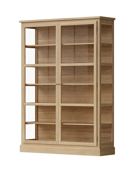 Vitrinenschrank N2, light oak von Lindebjerg Design - 3 - Jacobsen Plus