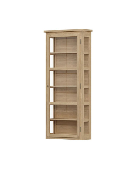 Wandhängender Vitrinenschrank N4, Light Oak von Lindebjerg Design - 3 - Jacobsen Plus