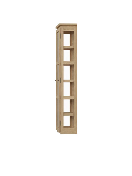 Wandhängender Vitrinenschrank N4, Light Oak von Lindebjerg Design - 4 - Jacobsen Plus