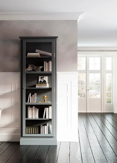 Vitrinenschrank N1, anthrazit von Lindebjerg Design - 2 - Jacobsen Plus