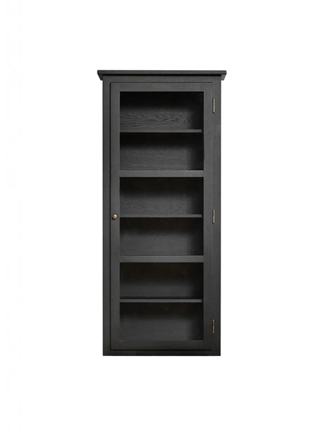 Wandhängender Vitrinenschrank N4, dark oak von Lindebjerg Design - 1 - Jacobsen Plus