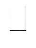 Linear Pendant Lamp 87,2 cm, black fra Muuto