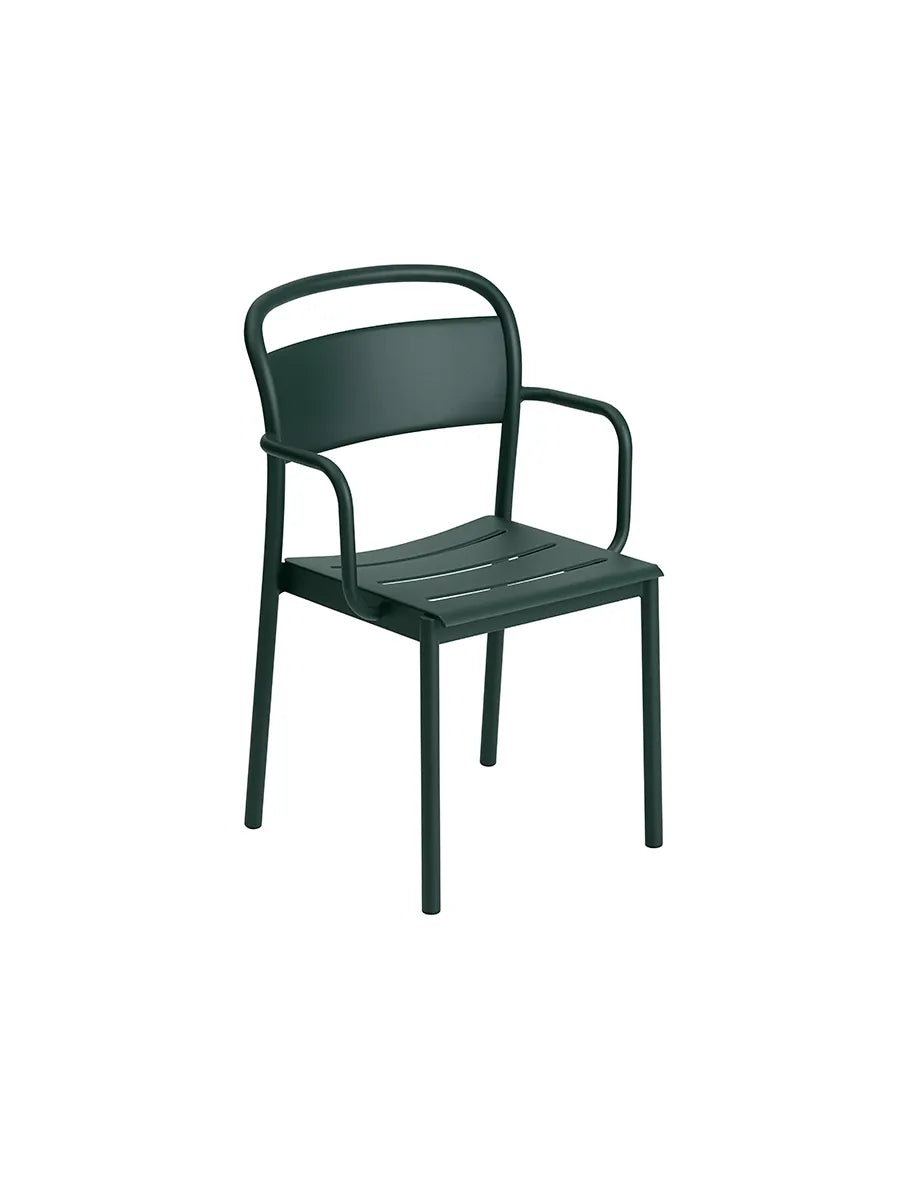 Linear Steel Armchair fra Muuto - Dark green - Jacobsen Plus