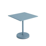Linear Steel cafébord 70x70cm, H73 cm fra Muuto - Lyseblå - Jacobsen Plus